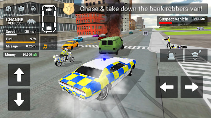 Police Car Driving - Motorbike Riding截图3