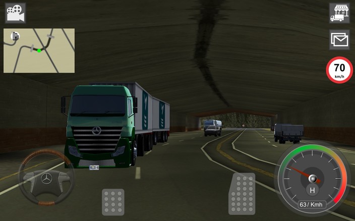 GBD奔驰卡车模拟器修改版截图5