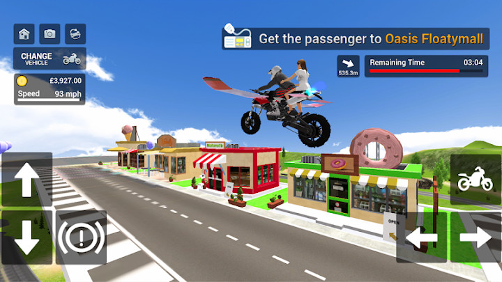 Flying Motorbike Simulator截图2
