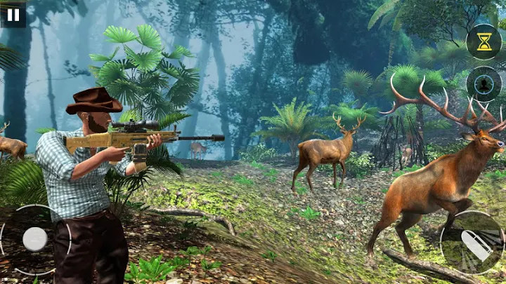 鹿猎人游戏2020：动物射击游戏：动物狩猎游戏：免费玩游戏：有趣的狩猎游戏截图2