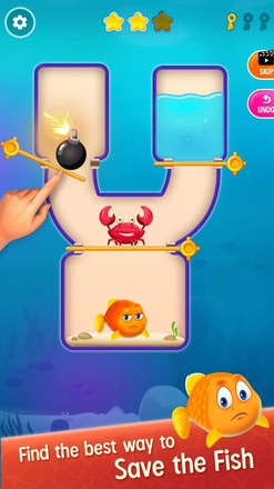 Save the Fish - Pull the Pin Game截图3