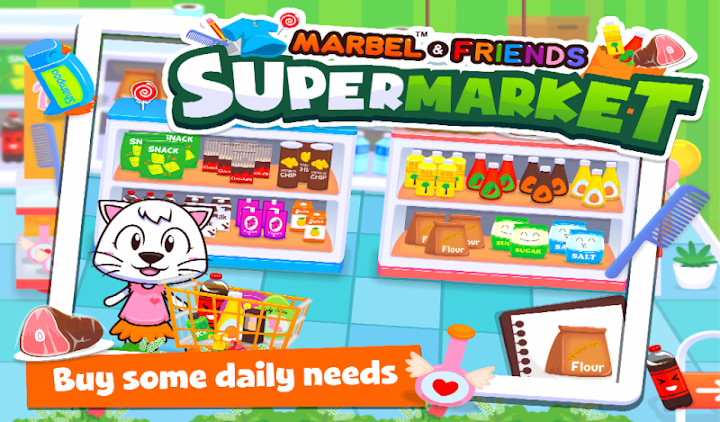 Marbel Supermarket Kids Games截图6