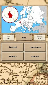 Europe Geography - Quiz Game截图3