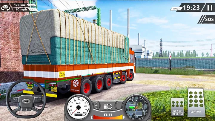 Real Euro Cargo Truck Simulator Driving Free Game截图2