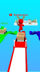 Snow Race 3D: Fun Racing截图6