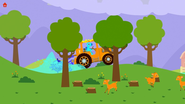 恐龙农场 - 儿童拖拉机模拟游戏截图8