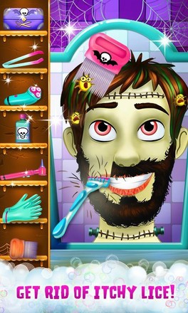 Hairy Face Salon Monster Shave截图3
