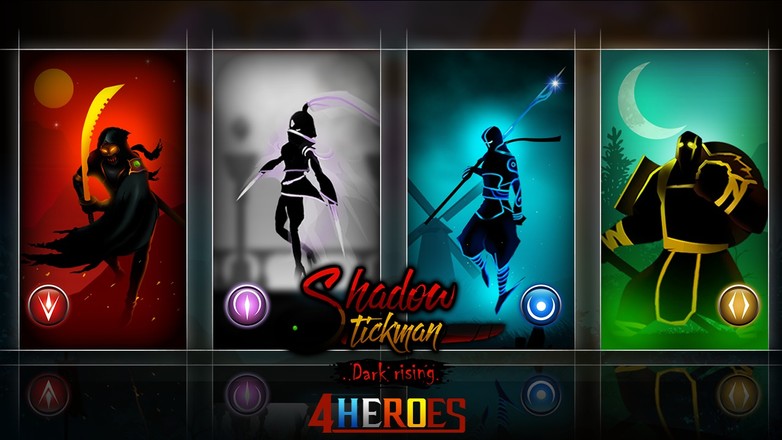 Shadow Stickman: Dark rising – Ninja warriors截图1