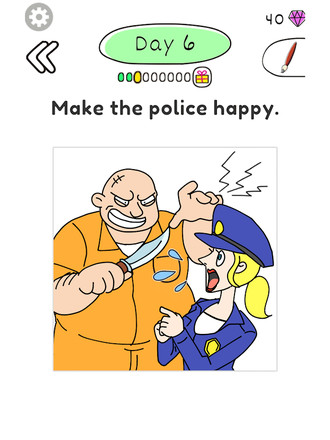 Draw Happy Police截图1