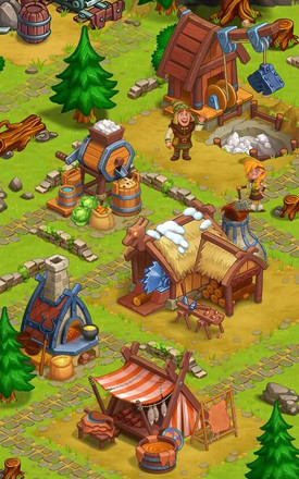 North Dragon Island - build Vikings Farm截图2