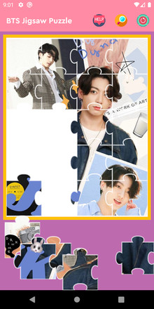 BTS Jigsaw Puzzle Game截图4