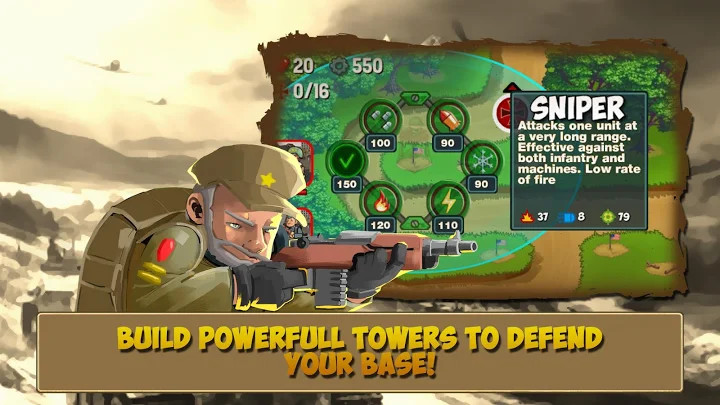 Tower Defense: Clash of WW2截图1