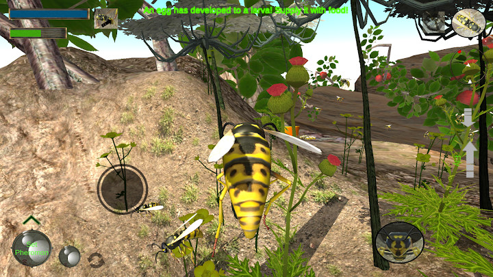 Wasp Nest Simulator - Insect and 3d animal game截图1