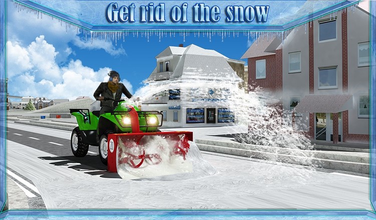 Snow Blower Truck Simulator 3D截图8