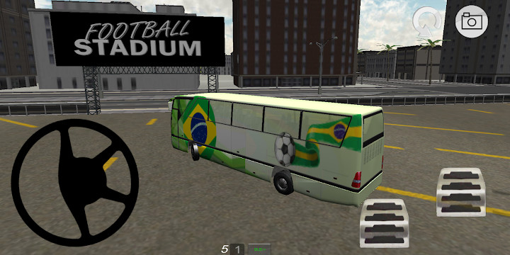 Football Team Bus Driver 3D截图1