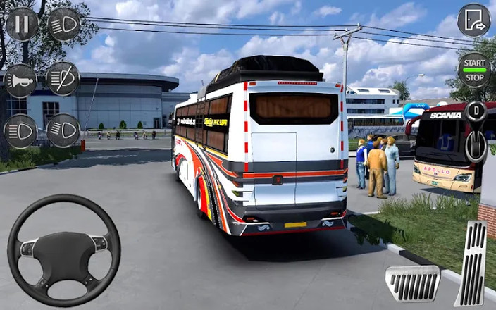 Euro Coach Bus Simulator 2020 : Bus Driving Games截图4