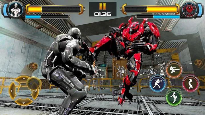 Robot Fighting Games: Real Transform Ring Fight 3D截图4