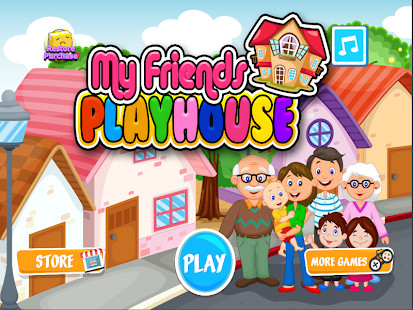 My Pretend House - Kids Family & Dollhouse Games截图1