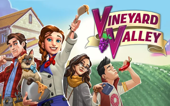 碎碎神秘庄园 (Vineyard Valley)：匹配消消乐益智设计游戏截图6