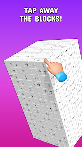 Tap to Unblock 3d Cube Away截图5