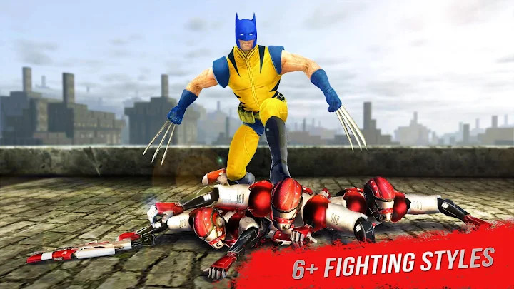 Superhero X Fighting Game截图2