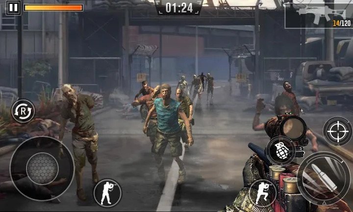Zombie Hunter Assault Call Of War 2019截图1