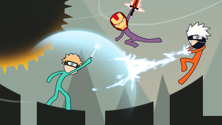 Stickman War: SuperHero Fight截图1