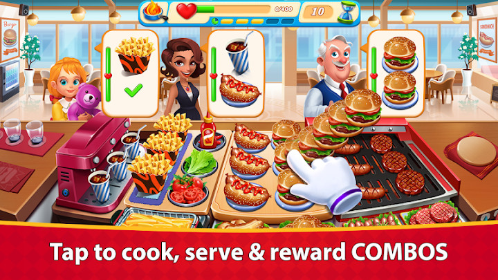 Cooking Marina - fast restaurant cooking games截图4