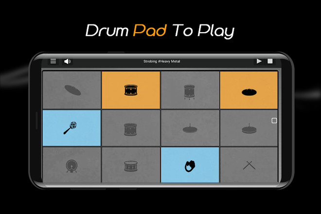 Easy Real Drums-Real Rock and jazz Drum music game截图6
