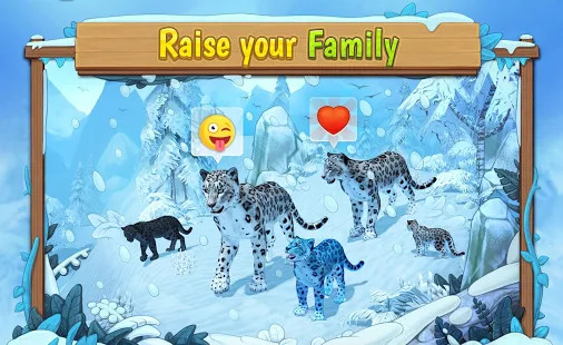 Snow Leopard Family Sim Online截图5