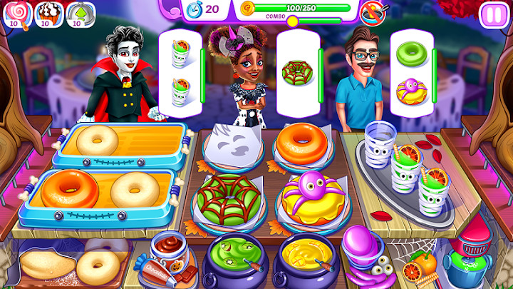 Halloween Madness – New Restaurant & Cooking Games截图6