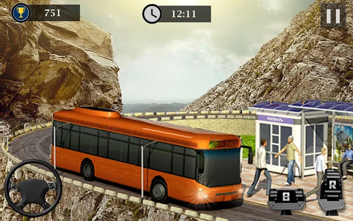 上路巴士驾驶模拟器 - 巴士游戏截图2
