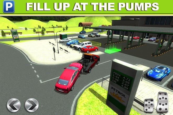 Gas Station Car Parking Game截图2