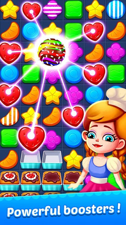 Sweet match 3 puzzle game : Candy holic截图1