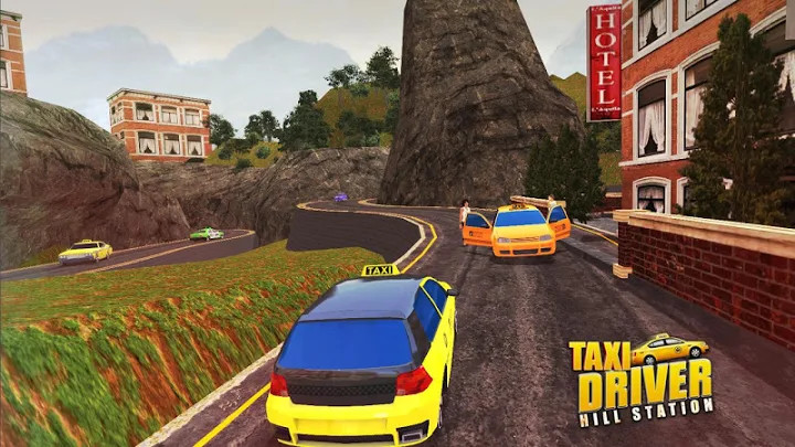 3D Taxi Driver - Hill Station截图3