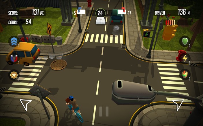 PaperBoy:Infinite bicycle ride截图3