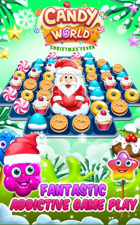 Christmas Candy World - Santa's Match 3 Game截图3