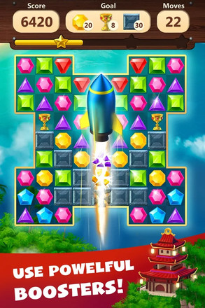 Jewels Planet - Free Match 3 & Puzzle Game截图5