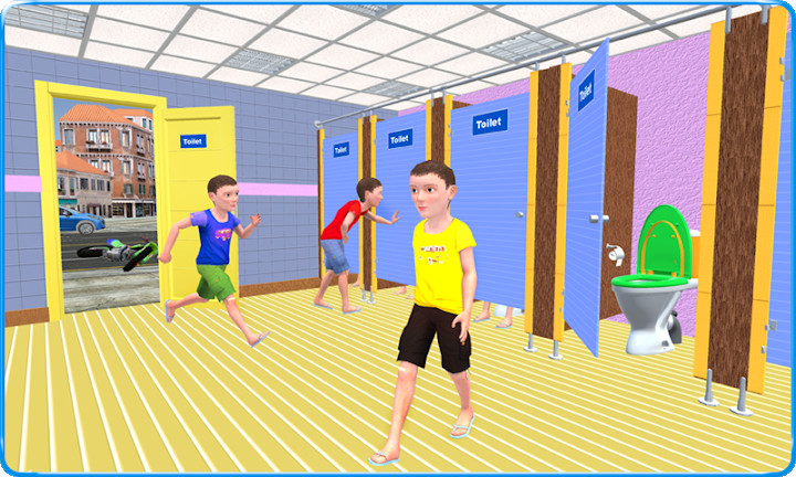 Kids Toilet Emergency Pro 3D截图1