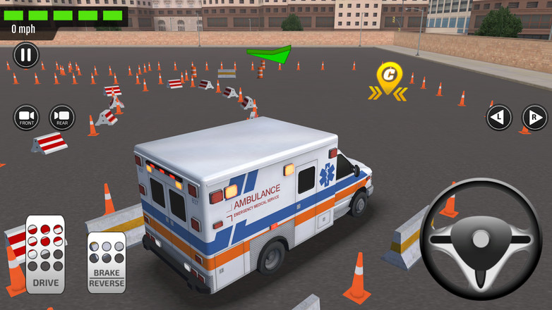 Emergency Car Driving Simulator截图2