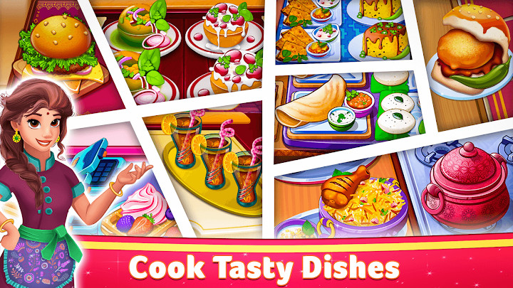 Indian Cooking Star: Chef Restaurant Cooking Games截图3