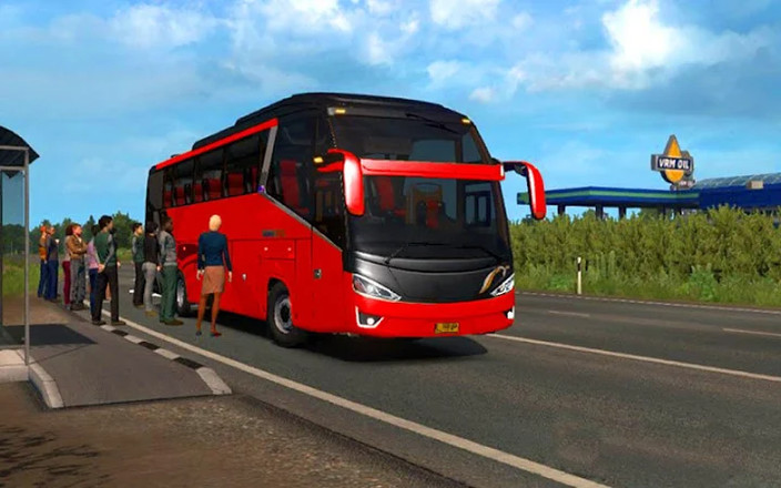 印度巴士模拟器:真正的司机模拟器游戏截图3