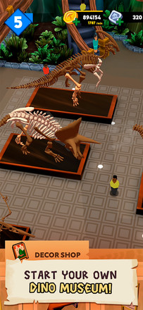 Dino Quest 2: 3D 恐龙世界的侏罗纪骨骼截图4