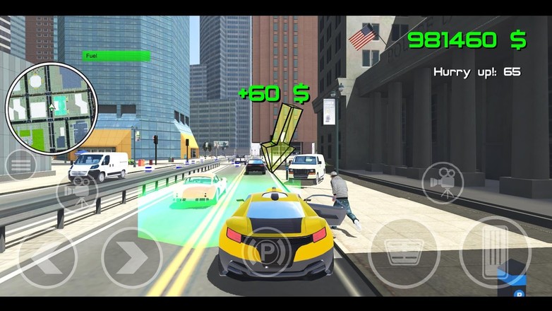 Extreme Taxi Simulator Racing Big Open City截图3
