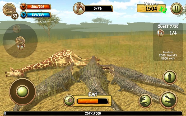 Wild Crocodile Simulator 3D截图6