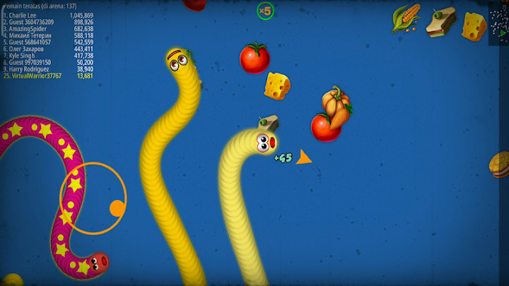 Snake Zone : Worm Mate Cacing io截图4