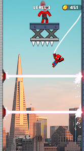 Mr Rope Attack Spider Fighting截图3