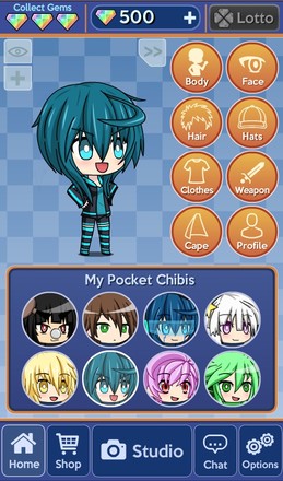 Pocket Chibi - Anime Dress Up截图4