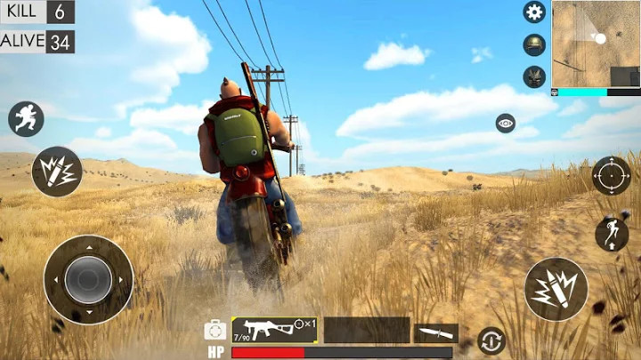 Desert survival shooting game截图1