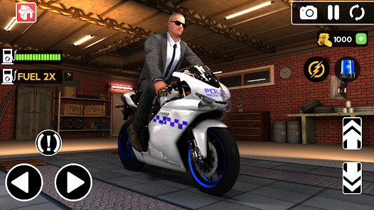 Police Motorbike Traffic Rider截图2